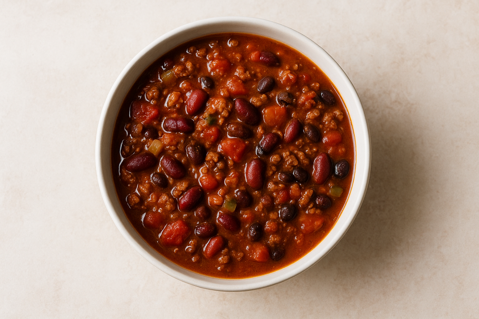beef and bean chili