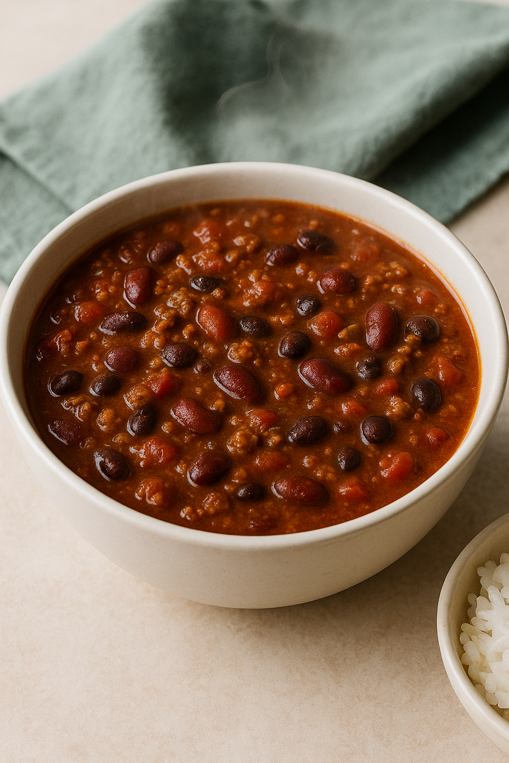 beef and bean chili